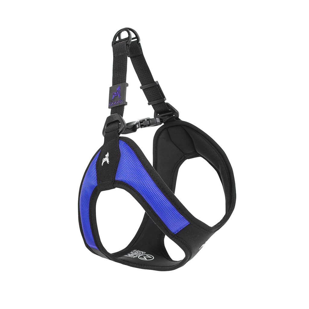 Gooby Escape Free Easy Fit Dog Harness - Blue / Medium